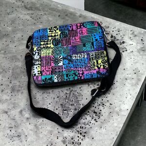 Lucky brand laptop bag, made with Peace and Love